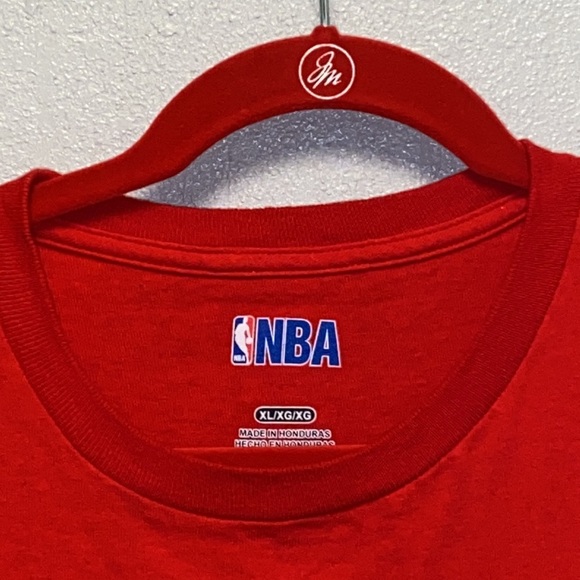 NBA Houston Rockets Red Muscle T-shirt: 4287 - Picture 3 of 5